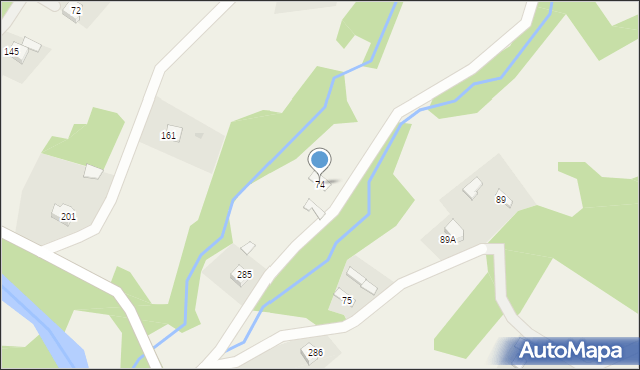 Łowczówek, Łowczówek, 74, mapa Łowczówek