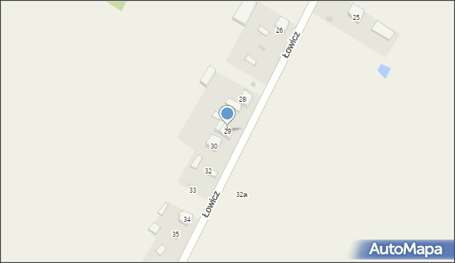 Łowicz, Łowicz, 29, mapa Łowicza