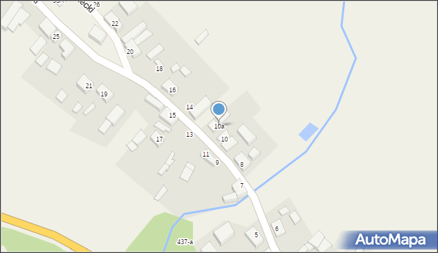 Łowicz Wałecki, Łowicz Wałecki, 10a, mapa Łowicz Wałecki