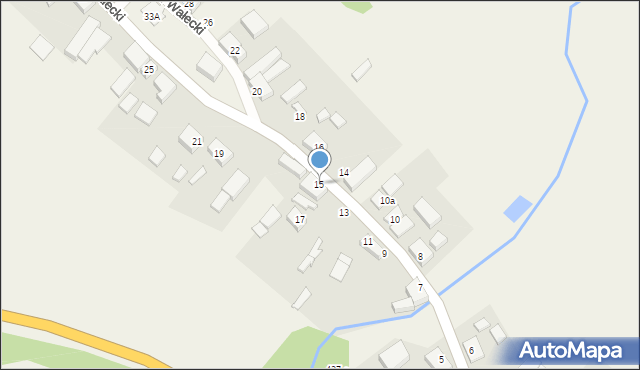 Łowicz Wałecki, Łowicz Wałecki, 15, mapa Łowicz Wałecki