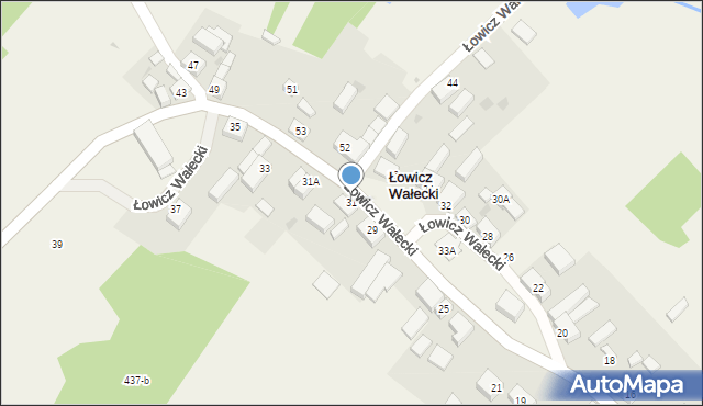 Łowicz Wałecki, Łowicz Wałecki, 31, mapa Łowicz Wałecki