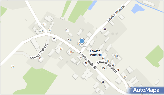 Łowicz Wałecki, Łowicz Wałecki, 54, mapa Łowicz Wałecki