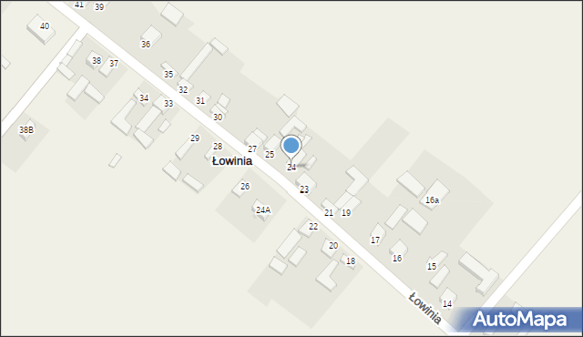 Łowinia, Łowinia, 24, mapa Łowinia