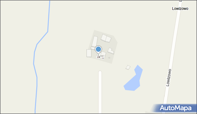 Lowizowo, Lowizowo, 1a, mapa Lowizowo