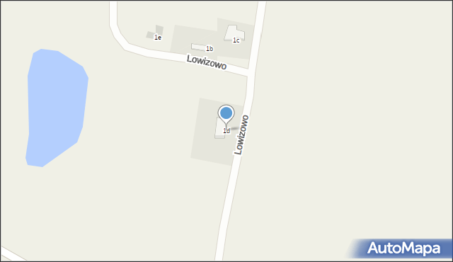 Lowizowo, Lowizowo, 1d, mapa Lowizowo