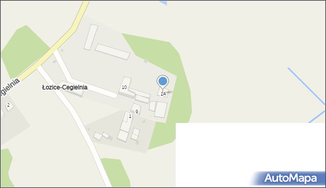 Łozice-Cegielnia, Łozice-Cegielnia, 1A, mapa Łozice-Cegielnia