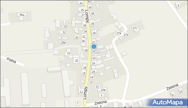 Lubsza, Lompy Józefa, 24, mapa Lubsza