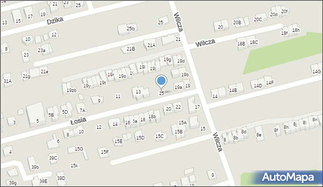 Marki, Łosia, 15, mapa Marki