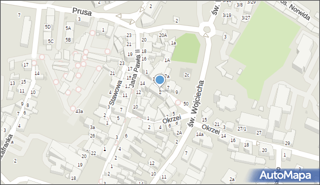 Mikołów, Lompy Józefa, 2, mapa Mikołów