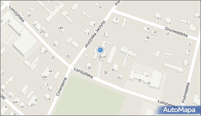 Nowogród, Łomżyńska, 27, mapa Nowogród