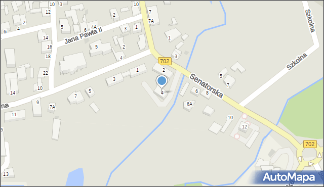 Piątek, Łowicka, 4, mapa Piątek