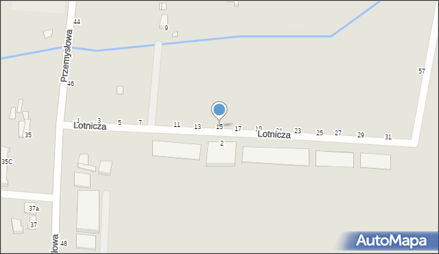 Piotrków Trybunalski, Lotnicza, 15, mapa Piotrków Trybunalski