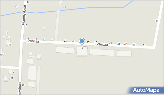 Piotrków Trybunalski, Lotnicza, 2, mapa Piotrków Trybunalski