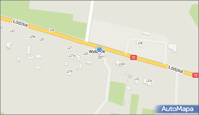Poddębice, Łódzka, 131, mapa Poddębice