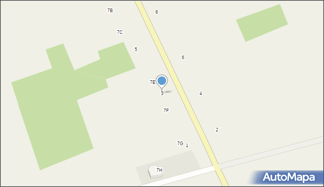 Podgórze, Łomżyńska, 3, mapa Podgórze