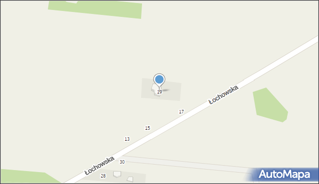 Pogorzelec, Łochowska, 19, mapa Pogorzelec