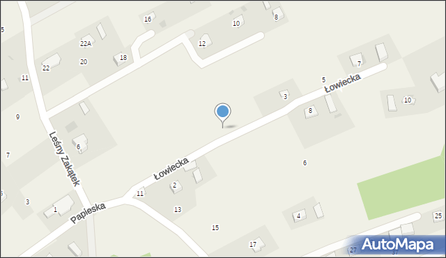 Poręba Żegoty, Łowiecka, 1d, mapa Poręba Żegoty