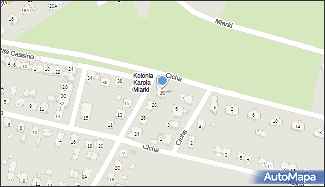 Prudnik, Lompy Józefa, 30, mapa Prudnik