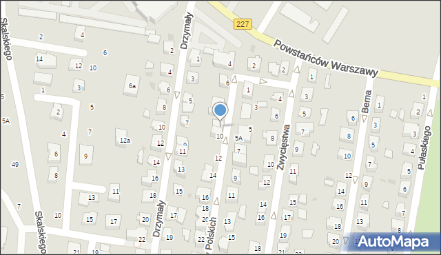 Pruszcz Gdański, Lotników Polskich, 10a, mapa Pruszcz Gdański