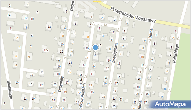 Pruszcz Gdański, Lotników Polskich, 7, mapa Pruszcz Gdański