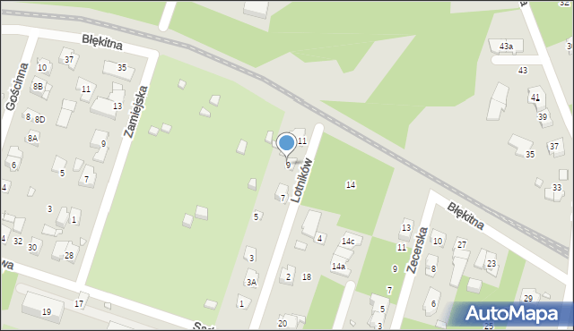 Pruszków, Lotników, 9, mapa Pruszków