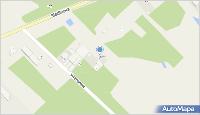 Pruszyn, Łosicka, 16, mapa Pruszyn
