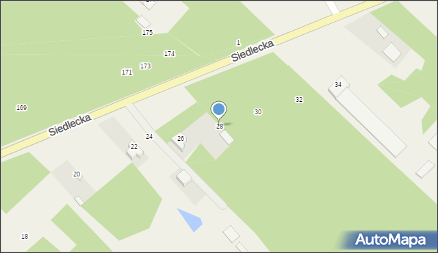 Pruszyn, Łosicka, 28, mapa Pruszyn