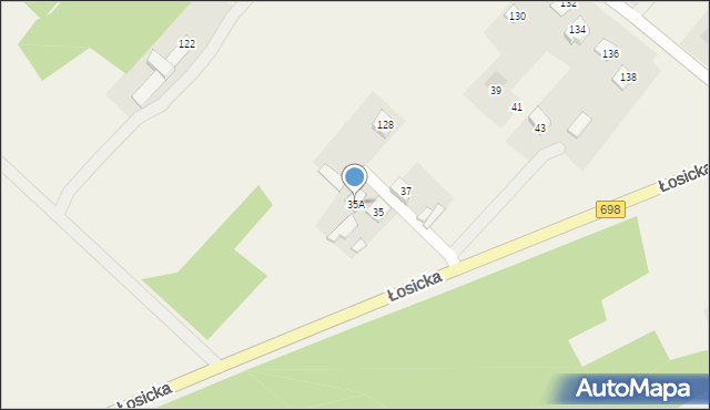 Pruszyn, Łosicka, 35A, mapa Pruszyn