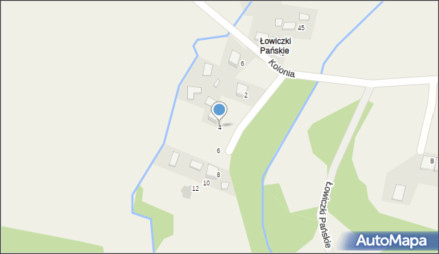 Przeciszów, Łowiczki Pańskie, 4, mapa Przeciszów