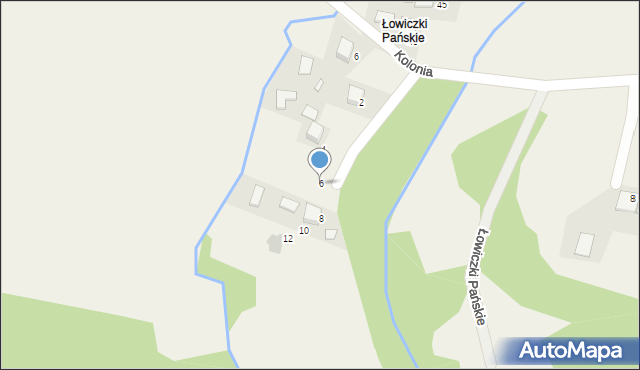 Przeciszów, Łowiczki Pańskie, 6, mapa Przeciszów