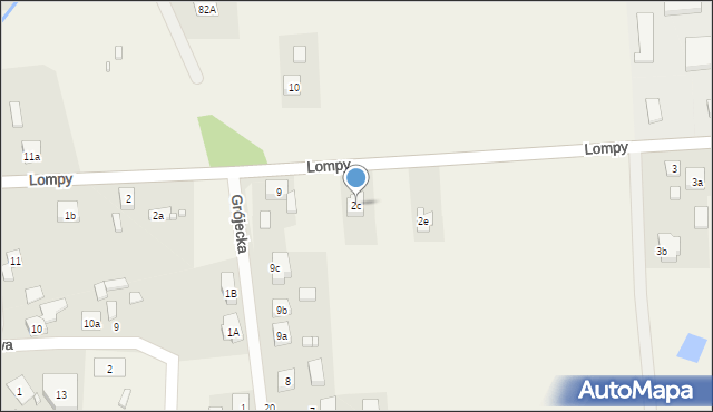 Psary, Lompy Józefa, 2c, mapa Psary