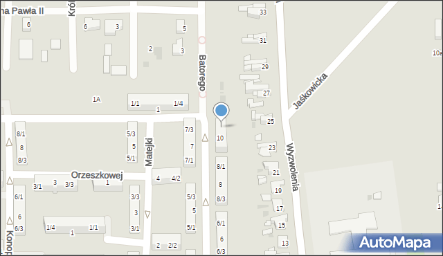 Pyskowice, Lompy Józefa, 10/1, mapa Pyskowice