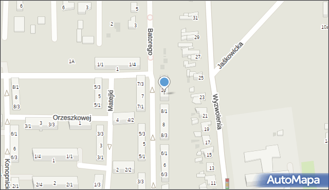 Pyskowice, Lompy Józefa, 10/2, mapa Pyskowice