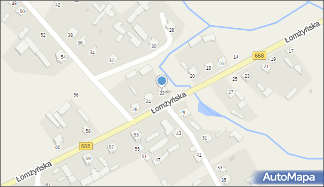 Radziłów, Łomżyńska, 22, mapa Radziłów