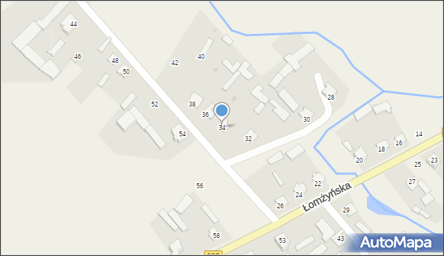 Radziłów, Łomżyńska, 34, mapa Radziłów