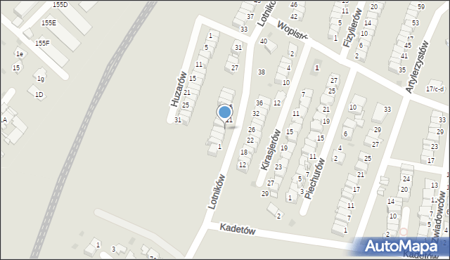 Radzionków, Lotników, 7, mapa Radzionków