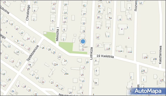 Raszyn, Lotnicza, 23, mapa Raszyn