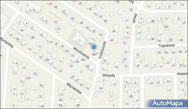 Raszyn, Lotnicza, 91b, mapa Raszyn