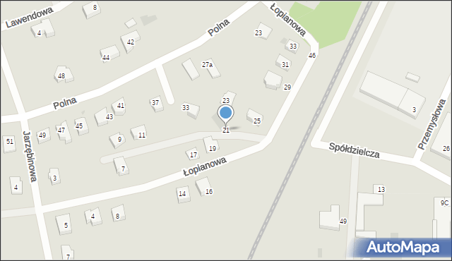 Reda, Łopianowa, 21, mapa Reda