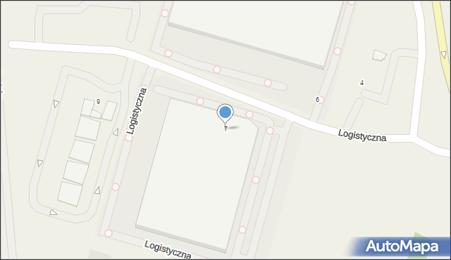Sękocin Stary, Logistyczna, 7, mapa Sękocin Stary