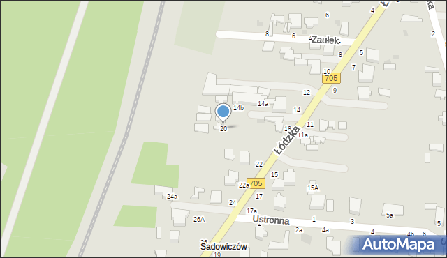 Skierniewice, Łódzka, 20, mapa Skierniewic