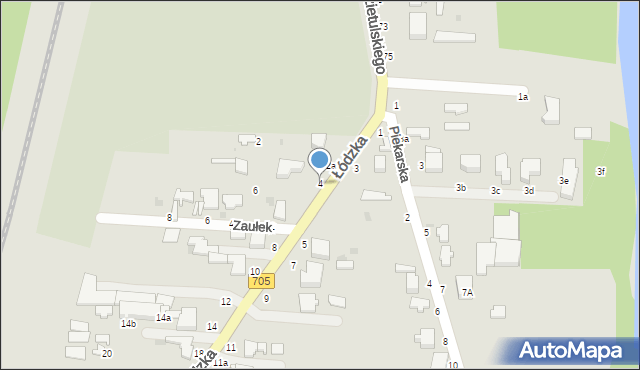 Skierniewice, Łódzka, 4, mapa Skierniewic