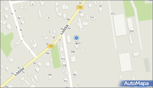 Skierniewice, Łódzka, 55, mapa Skierniewic