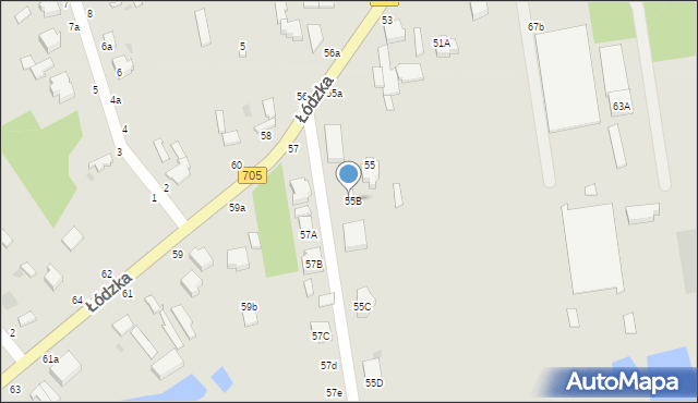 Skierniewice, Łódzka, 55f, mapa Skierniewic