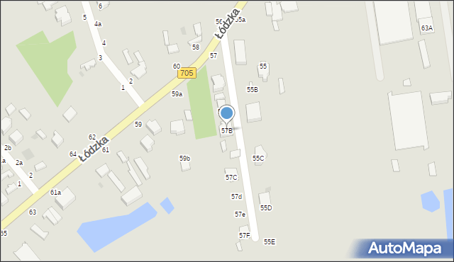 Skierniewice, Łódzka, 57B, mapa Skierniewic