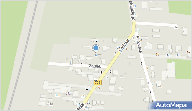 Skierniewice, Łódzka, 6, mapa Skierniewic