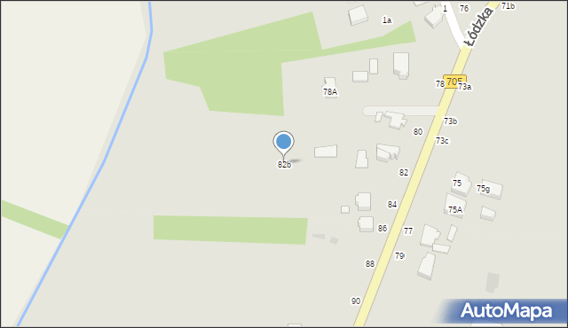 Skierniewice, Łódzka, 82b, mapa Skierniewic