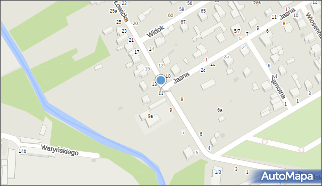 Skierniewice, Łowicka, 11, mapa Skierniewic