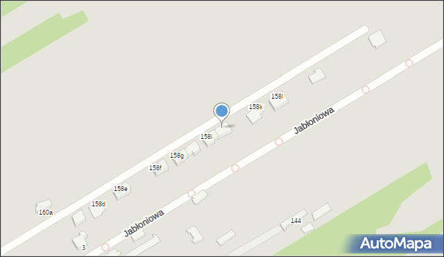 Skierniewice, Łowicka, 158j, mapa Skierniewic