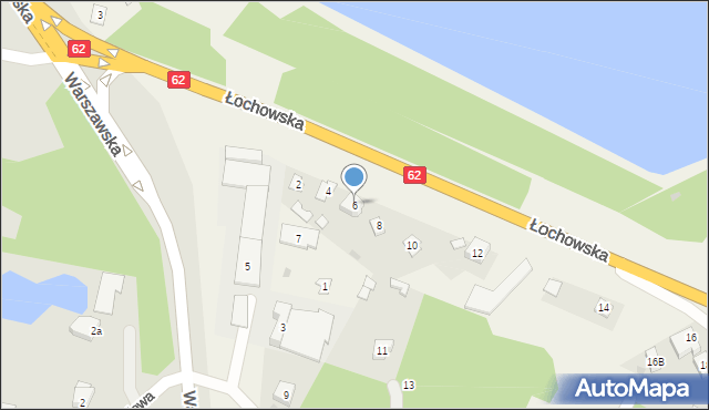 Skuszew, Łochowska, 6, mapa Skuszew